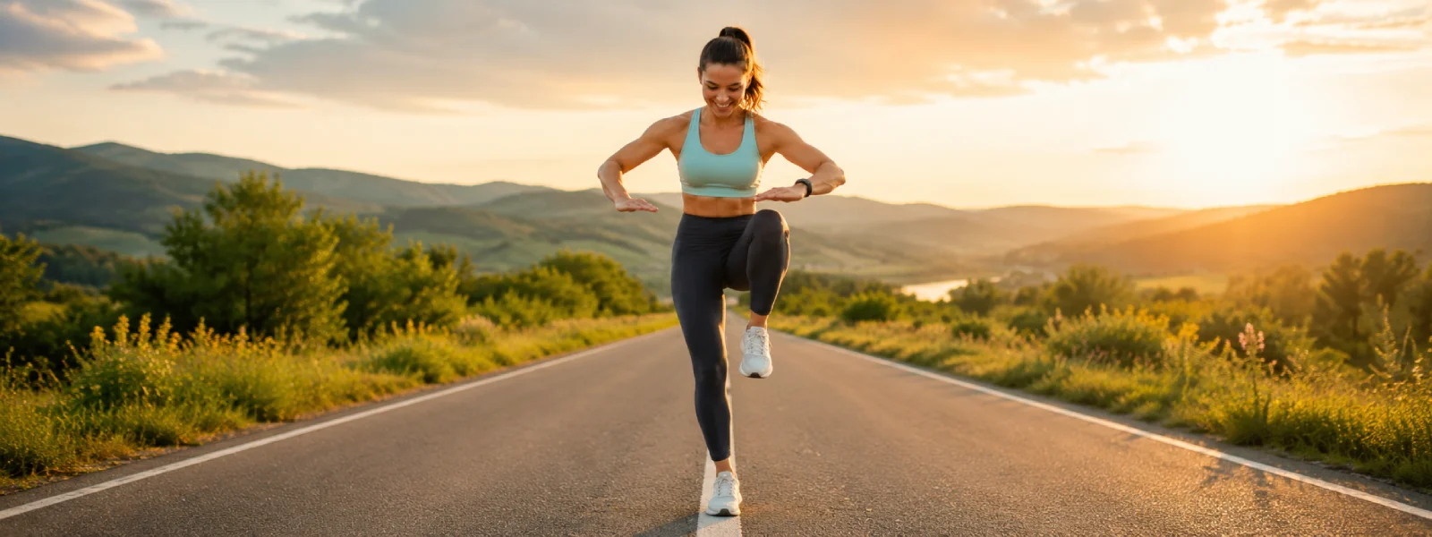 Active athlete exercising outdoors after sports injury rehabilitation in Richmond